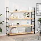 vidaXL Wandschap zwevend 160x30x4 cm onbehandeld massief, Huis en Inrichting, Woonaccessoires | Wandplanken en Boekenplanken, Verzenden