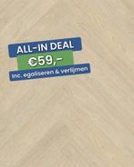 Plak pvc Visgraat naturel eiken |  Belakos Terreno Visgraat, Ophalen, Nieuw