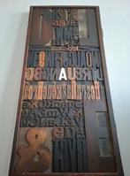 Drukblokken (96) - Nederland - Letterbak drukletters