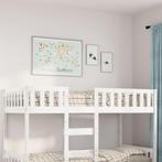 vidaXL Kinderbed zonder matras massief grenenhout wit 80x200, Eenpersoons, Verzenden, Wit, Nieuw