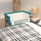 vidaXL Babybox met matras linnen groen, Kinderen en Baby's, Nieuw, Verzenden