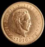 Gouden 5 Pesos Cuba 1916 (15% boven spot), Postzegels en Munten, Munten | Amerika, Verzenden, Losse munt, Goud