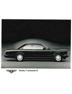 1991 BENTLEY CONTINENTAL R PERSMAP ENGELS, Boeken, Nieuw, Author