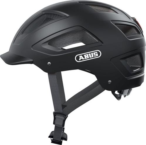 ABUS Hyban 2.0 Fietshelm - Zwart, Fietsen en Brommers, Fietsaccessoires | Fietshelmen, L, Verzenden