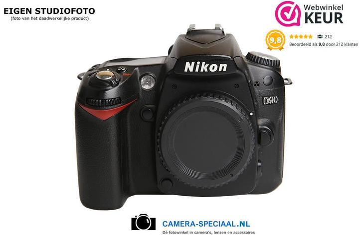 Nikon D90 digitale camera (30.151 clicks) met garantie, Audio, Tv en Foto, Fotocamera's Digitaal, Spiegelreflex, Zo goed als nieuw