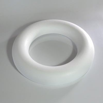 Oasis styropor ring 35cm platrond  piepschuim krans, Hobby en Vrije tijd, Knutselen, Nieuw, Ophalen of Verzenden