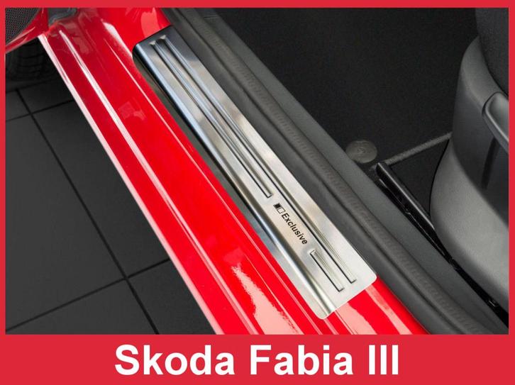 Instaplijsten | Skoda Fabia hatchback 2014- | 4-delig, Auto diversen, Tuning en Styling, Verzenden