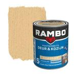 Rambo Pantserbeits Deur & Kozijn Transparant Kleurloos 1.5L, Minder dan 5 liter, Verzenden, Nieuw, Beits