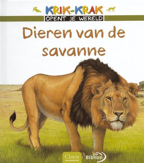 Dieren van de savanne / Krik-Krak opent je wereld, Boeken, Overige Boeken, Gelezen, Verzenden