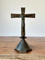 Art Nouveau Crucifix - Koper - 1920-1930 - Staande Crucifix