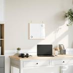 vidaXL Magnetisch whiteboard met massief grenenhouten frame, Verzenden, Nieuw in verpakking