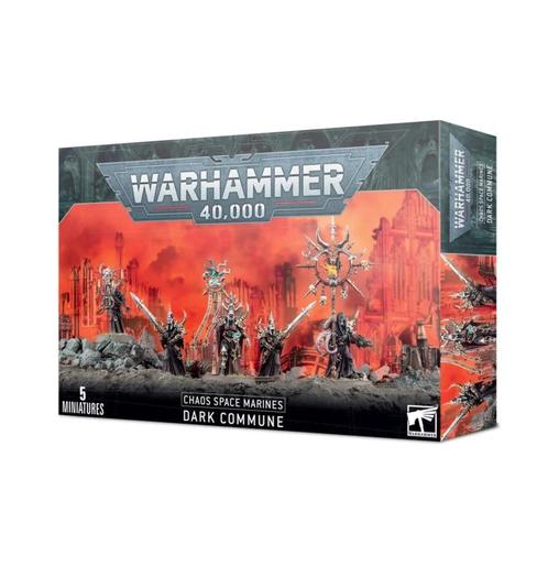 Chaos Space Marines Dark Commune (Warhammer 40.000 nieuw), Hobby en Vrije tijd, Wargaming, Nieuw, Ophalen of Verzenden