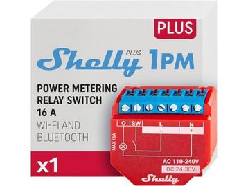 Veiling - 2x Shelly Plus 1PM, WLAN & Bluetooth relais met en beschikbaar voor biedingen