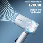 Fohn - Haardroger - Inklapbare Föhn - 1200W - Wit - Aigostar, Verzenden, Zo goed als nieuw