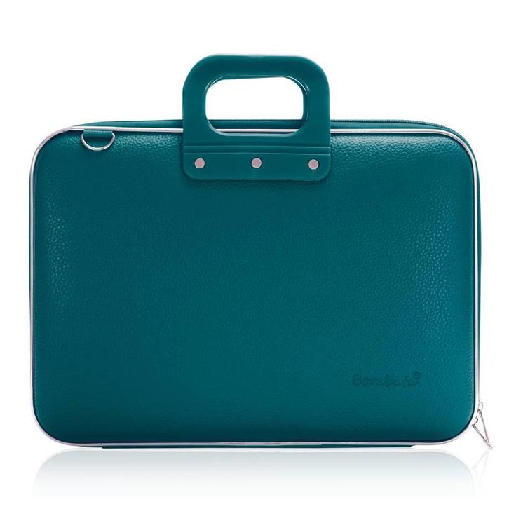 Bombata CLASSIC 15 inch Laptoptas Groenblauw, Computers en Software, Laptoptassen, Nieuw, Verzenden