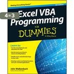 Excel VBA Programming For Dummies 4th Ed 9781119077398, Boeken, Verzenden, Gelezen, John Walkenbach