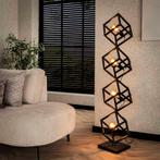 *WOONWINKEL* Vloerlamp Kubus Metaal, Huis en Inrichting, Verzenden, Nieuw