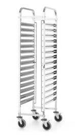 Hendi Afruimwagen | 380x550x(H)1705 | RVS, Verzenden, Nieuw in verpakking