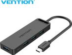 Vention USB C naar 4 Poort USB 3.0 Hub met OTG Functie, Verzenden, Nieuw