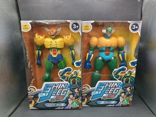 Giochi Preziosi - Figuur - 2x action figure Jeeg + Shin Jeeg, Antiek en Kunst, Antiek | Overige Antiek