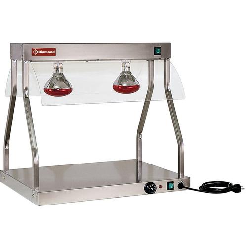 Warmhoud Brug En Top, Infrarode Lampen (2x 250 W), Zakelijke goederen, Horeca | Keukenapparatuur, Nieuw in verpakking, Ophalen of Verzenden