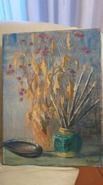 Gennaro Favai (1879-1958) - Natura Morta vaso con pennelli