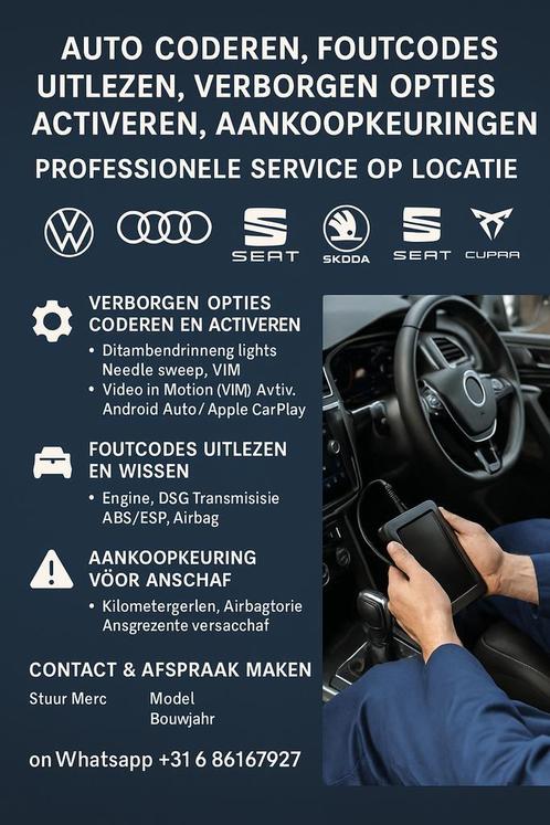 VAG Specialist: Auto Coderen, Foutcodes Uitlezen, Verborgen, Diversen, Overige Diversen, Nieuw