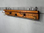 Authentieke art-deco houten kapstok - Kapstok - Hout