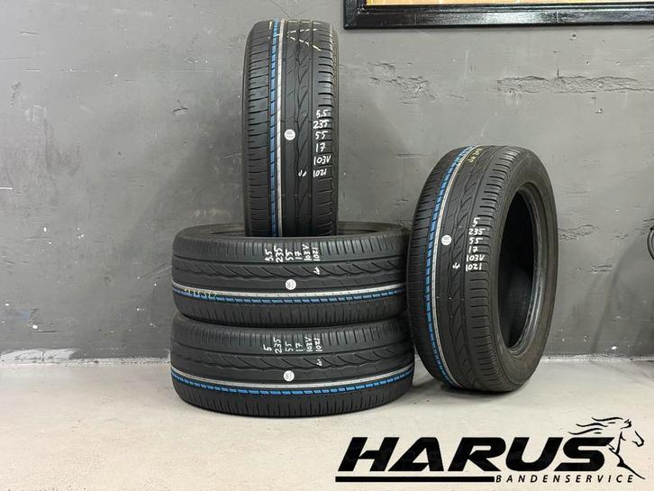 235/55/17 103V Bridgestone zomerbanden 5,5/5mm profiel 4X, Auto-onderdelen, Banden en Velgen, 17 inch, Erkend duurzaam, Zomerbanden