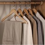 Ruhhy Houten Kledinghangers - Set van 10, Ergonomisch en..., Huis en Inrichting, Woonaccessoires | Kapstokken, Ophalen of Verzenden