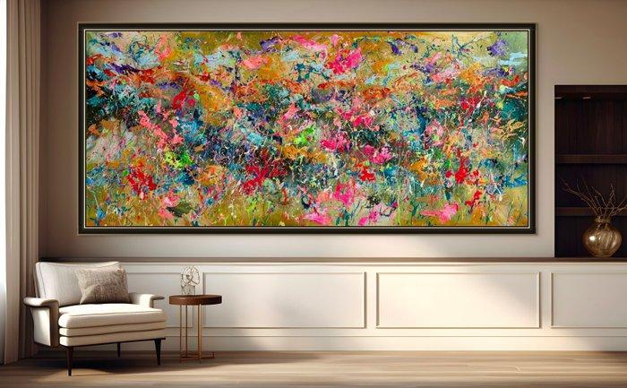 Ivanka Matiss - Vibrant autumn N.38 XXL, Antiek en Kunst, Kunst | Schilderijen | Modern