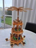 Kerstdecoratie - Hout - Vintage kerstpiramide, Antiek en Kunst