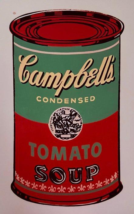 Andy Warhol - “Campbells Soup Can, 1965 (green & red)”., Antiek en Kunst, Kunst | Designobjecten