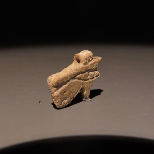 Oud-Egyptisch Steen Udjat Amulet. Late Periode, 664 - 332, Verzamelen, Mineralen en Fossielen