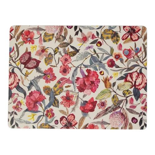 Placemat Zara bloemen 30x40cm (4), Huis en Inrichting, Woonaccessoires | Overige, Verzenden