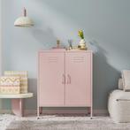 Dressoir | Lockerkast | Opbergkast | 80x40x100cm | Roze, Verzenden, Nieuw