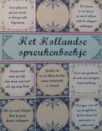 Het Hollandse spreukenboekje 9789491426117 De Boekenmakers, Verzenden, Gelezen, De Boekenmakers