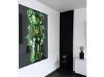 Veiling - Hype Figure groen glasschilderij 60x80cm