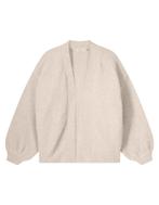 -10% Summum  Summum Puff sleeve cardigan cozy melange knit v, Verzenden, Nieuw