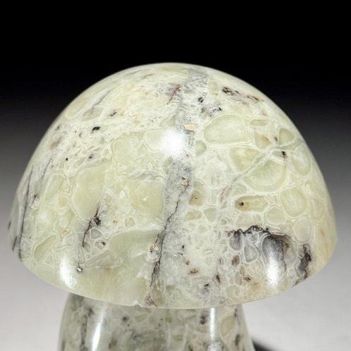 GEEN MINIMUMVERKOOPPRIJS - Handgesneden Onyx Paddenstoel, Antiek en Kunst, Kunst | Designobjecten