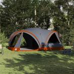 vidaXL Gezinstent met dak Grijs en Oranje 460 x 430 x 214 cm, Verzenden, Nieuw
