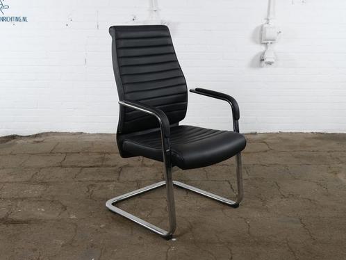 Luxe Bezoekersstoel | Z.G.A.N. | Design | Chromen | BS165, Huis en Inrichting, Bureaus, Gebruikt, Verzenden