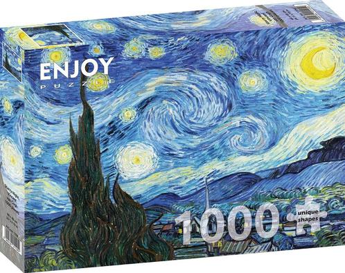 Vincent van Gogh - Sterrennacht Puzzel (1000 stukjes) |, Hobby en Vrije tijd, Denksport en Puzzels, Nieuw, Verzenden