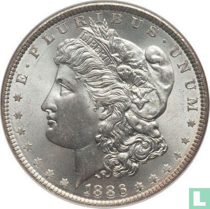 Verenigde Staten 1 dollar 1886 (zilver - zonder letter), Postzegels en Munten, Munten | Amerika, Losse munt, Goud, Zilver, Verzenden