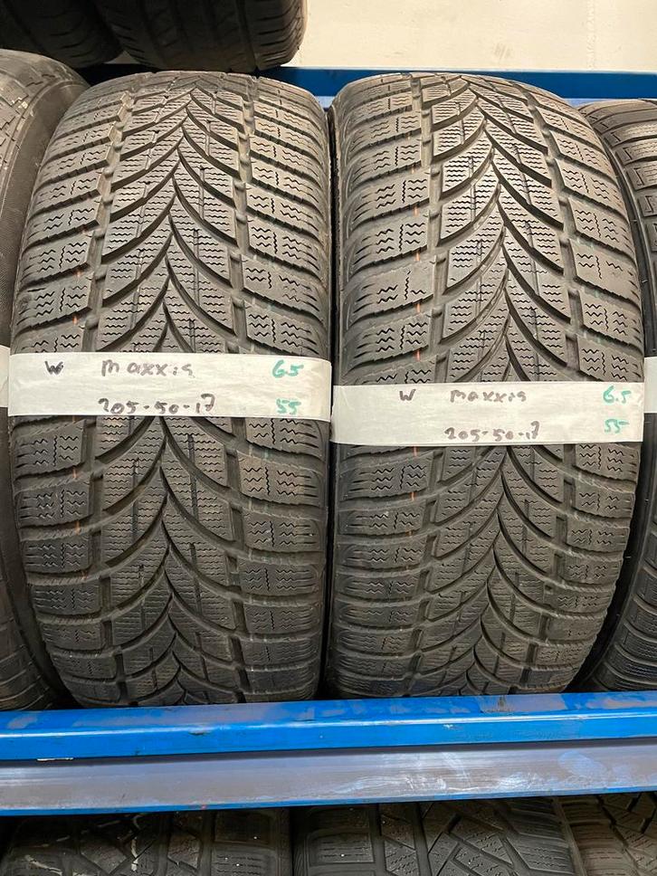 205-50-17 Maxxis Winterbanden 6.5mm Incl Montage 205 50 17, Auto-onderdelen, Banden en Velgen, 17 inch, Winterbanden, 205 mm, Personenwagen