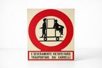 Zeldzaam Italiaans industrieel bord – Jaren ’50/’60 –