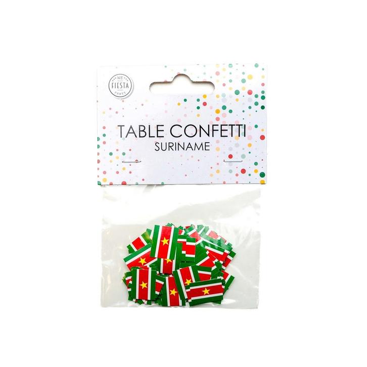 Tafelconfetti Surinaamse Vlag (150st), Hobby en Vrije tijd, Feestartikelen, Nieuw, Ophalen of Verzenden