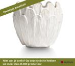 Coco Maison Regge bloempot - Wit, Ophalen of Verzenden, Nieuw, Overige materialen
