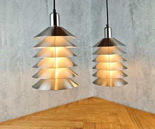 Plafondlamp (2) - Scandinavische stijl hanglampen - Metaal, Antiek en Kunst, Antiek | Lampen
