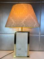 Lamp - Elegant Luxueuze Marmeren Lamp met Messing Afwerking, Nieuw